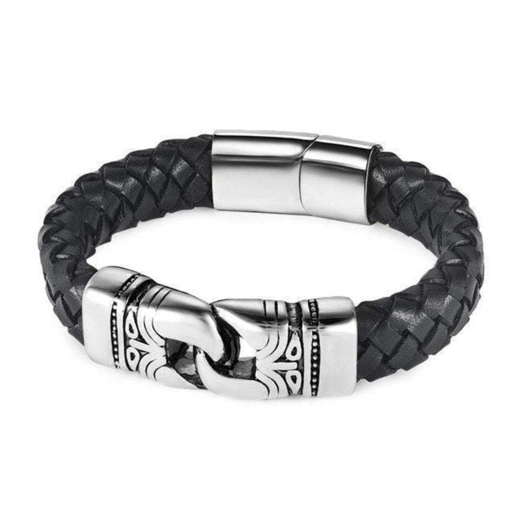 Aart Woven Leather Magnetic Bracelets bracelet by Unique Leather Bracelets