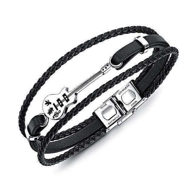 Leather Guitar Leather Bracelet