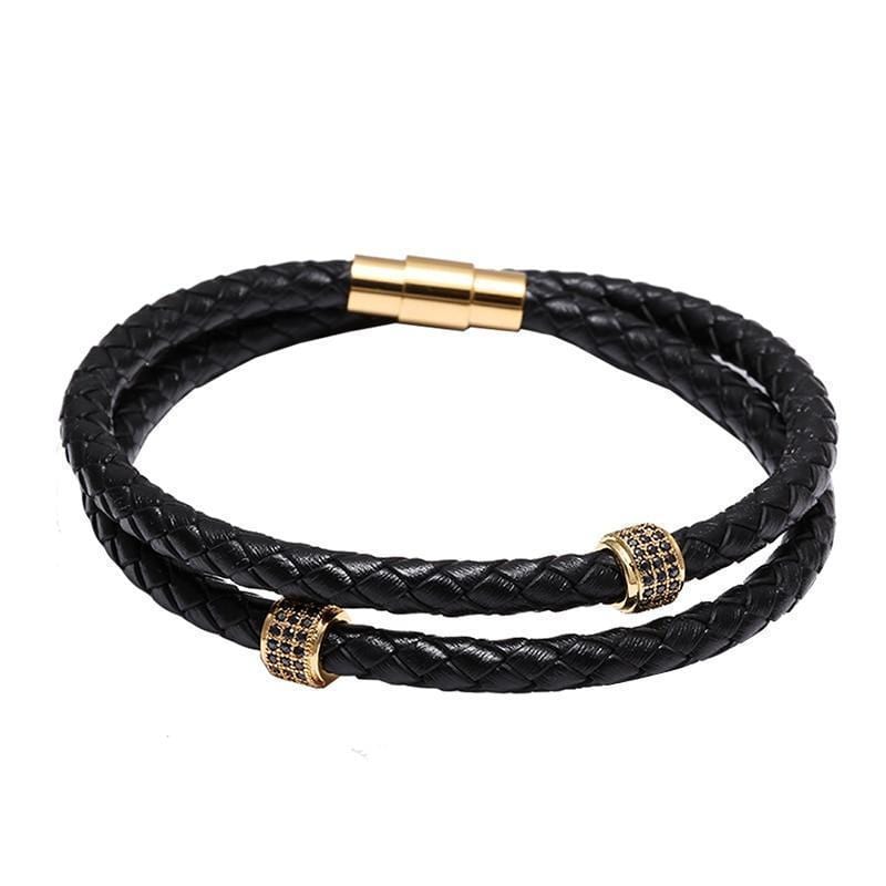 Leather Nappa Leather Wrap Bracelet