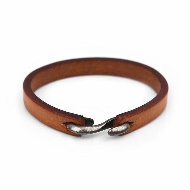 Leather Vintage Leather Hook Bracelet