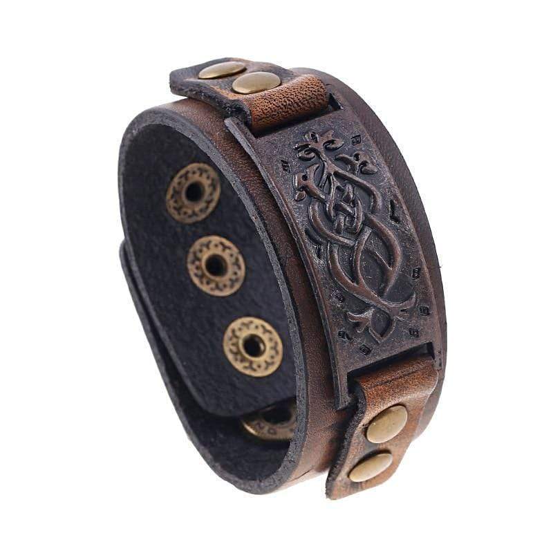 Leather Vintage Rustic Leather Bracelet