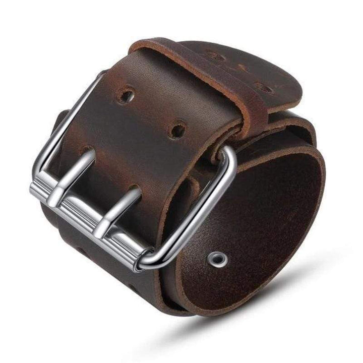 Leather Vintage Wide Leather Bracelet