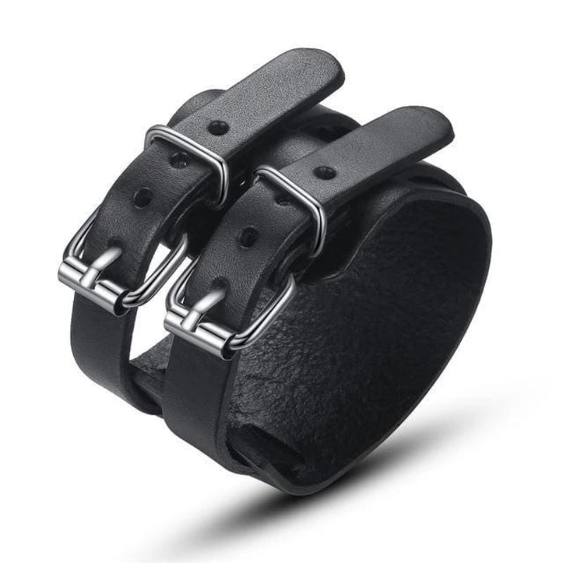 Leather Vintage Wide Leather Bracelet