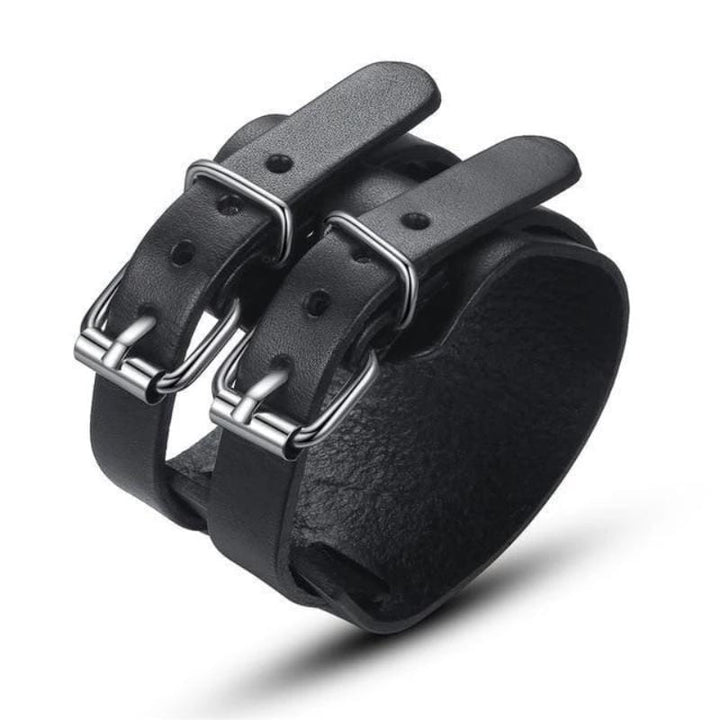 Leather Vintage Wide Leather Bracelet