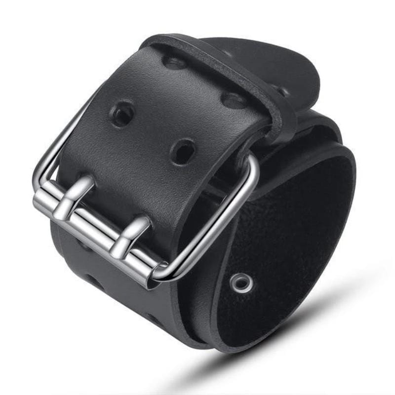 Leather Vintage Wide Leather Bracelet