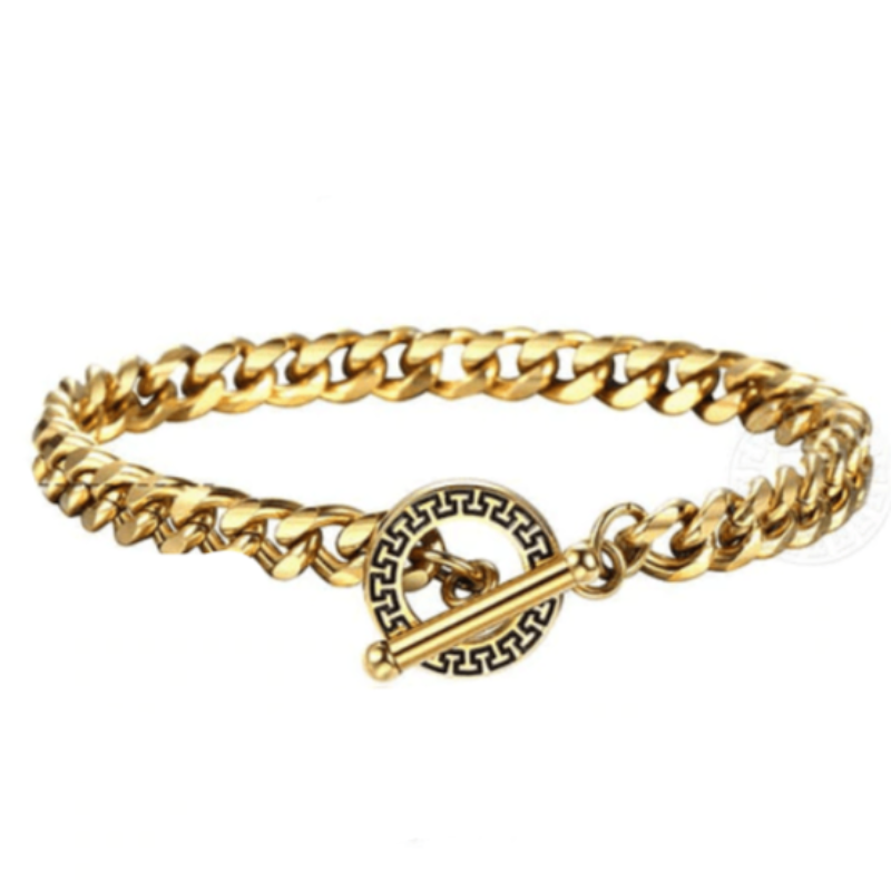 Link Chain Gold Cuban Link Chain Mens Stainless Steel Bracelets