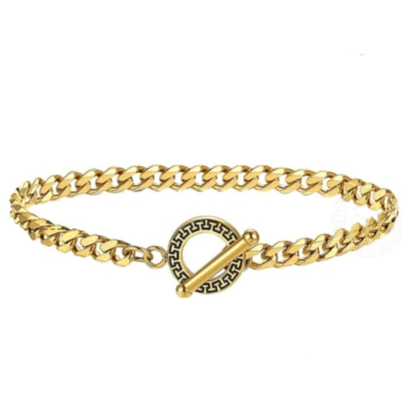Link Chain Gold Link Chain Bracelet Mens Stainless Steel Bracelets