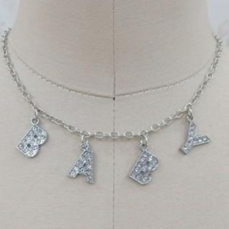 Necklaces Choker Necklaces Femme Punk Collier BABY / 37cm with extend 6cm