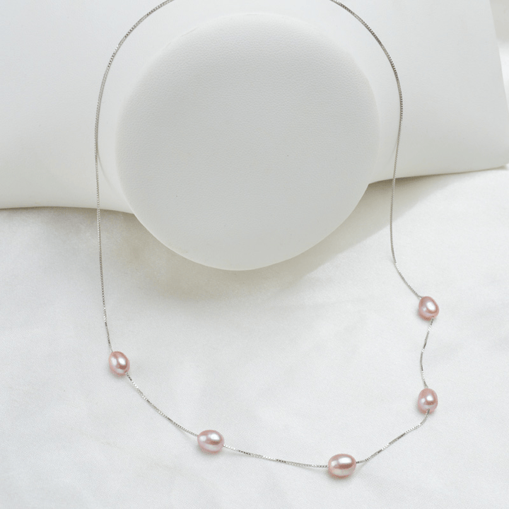 Necklaces Womens Natural Freshwater Multi Pearl Necklace