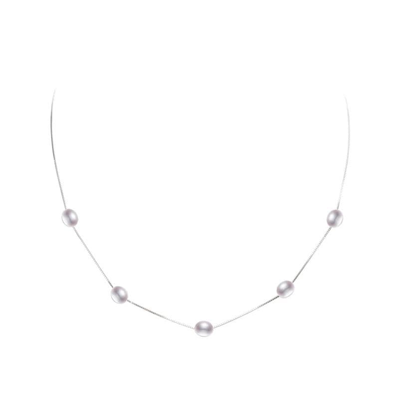 Necklaces Womens Natural Freshwater Multi Pearl Necklace