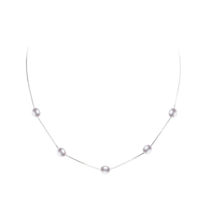 Necklaces Womens Natural Freshwater Multi Pearl Necklace