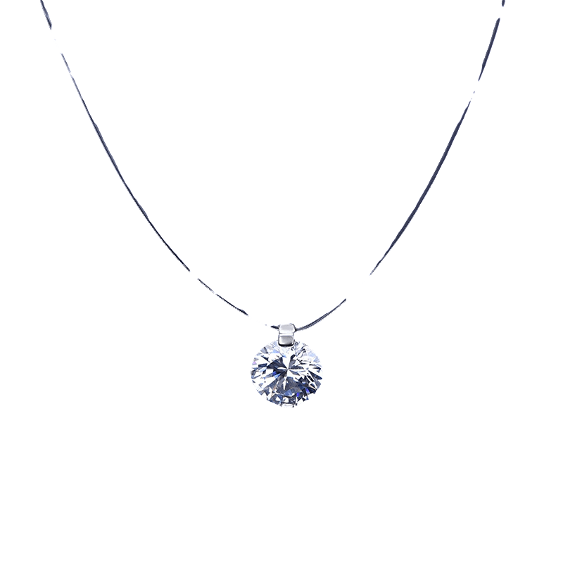 Necklaces Womens Swarovski Styled Crystal Snowflake Necklace