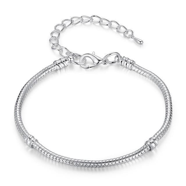 Pandora Pandora Styled Adjustable Snake Chain Bracelet Silver / Adjustable