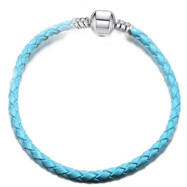 Pandora Pandora Styled Leather Bracelets Blue/1 / 17cm