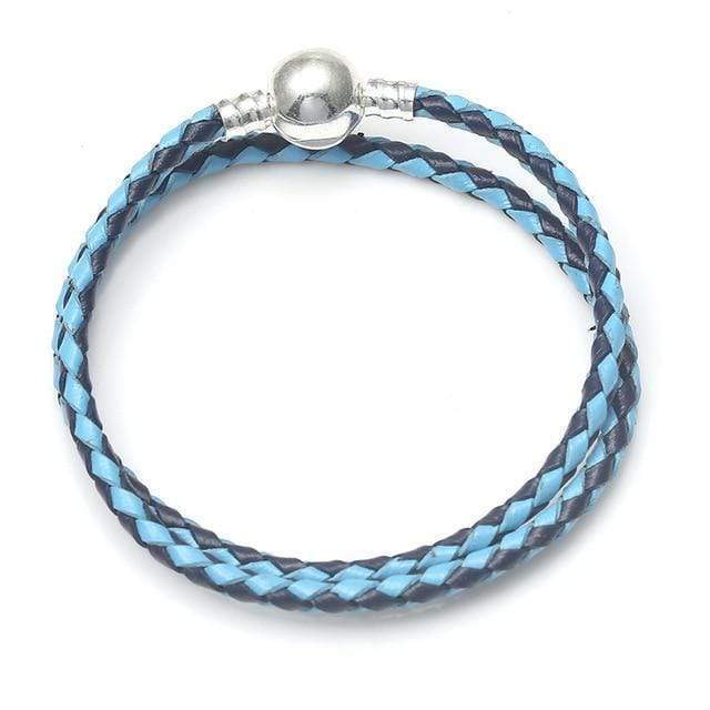 Pandora Pandora Styled Leather Bracelets Blue/4 / 17cm