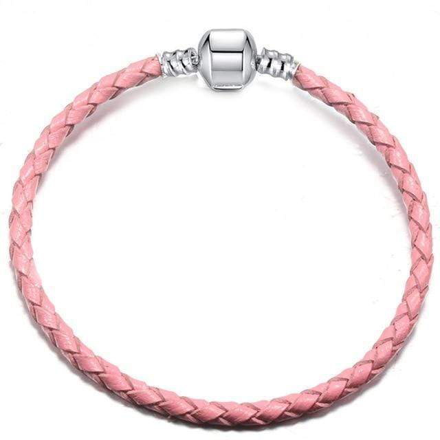 Pandora Pandora Styled Leather Bracelets Pink/1 / 17cm