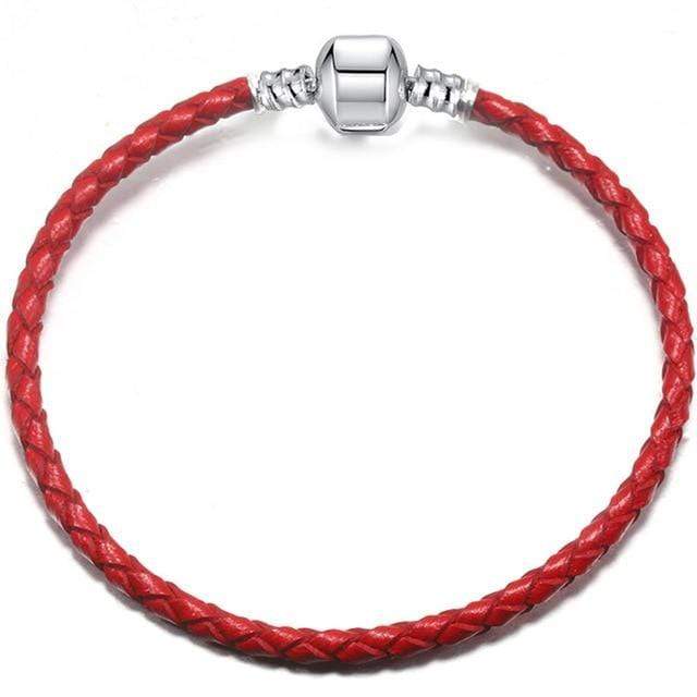 Pandora Pandora Styled Leather Bracelets Red/1 / 17cm