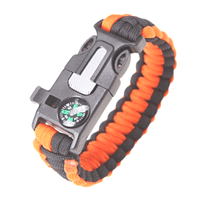 Paracord Paracord Bracelet Orange Black
