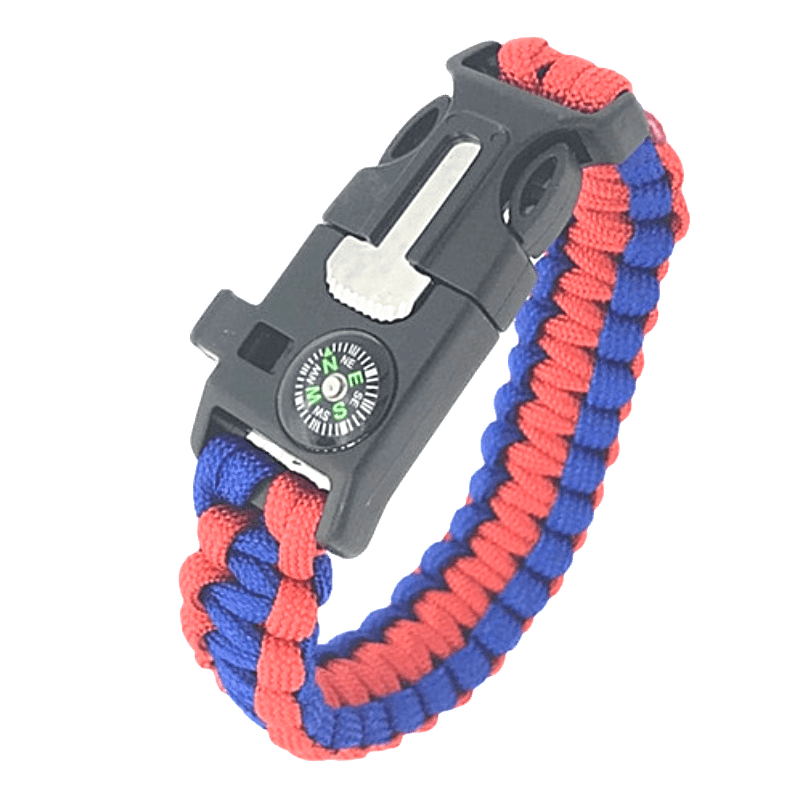 Paracord Paracord Bracelet Red Blue