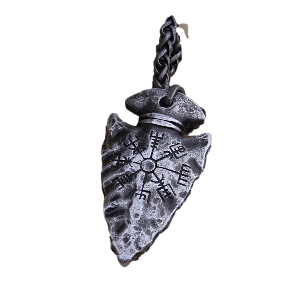 Viking Spear Pendant Necklace bracelet by Unique Leather Bracelets