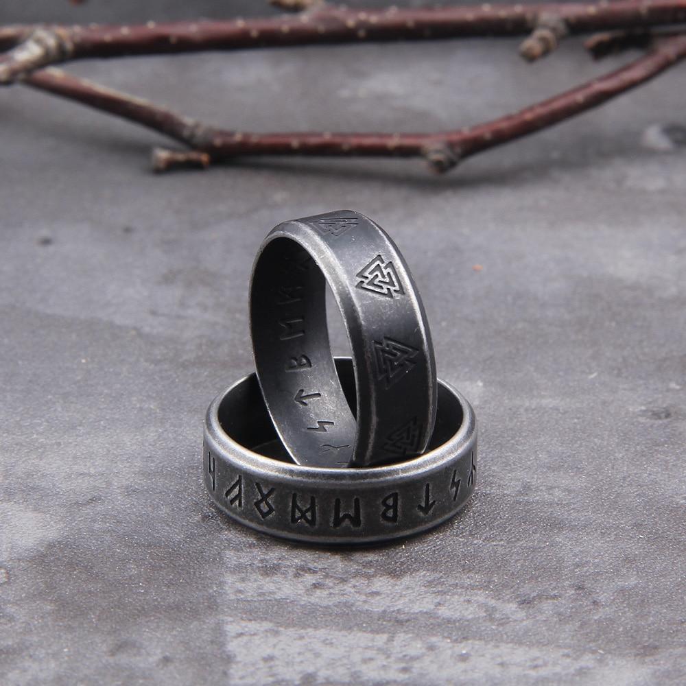 Rings Odin Norse Viking Amulet Rune RETRO Rings