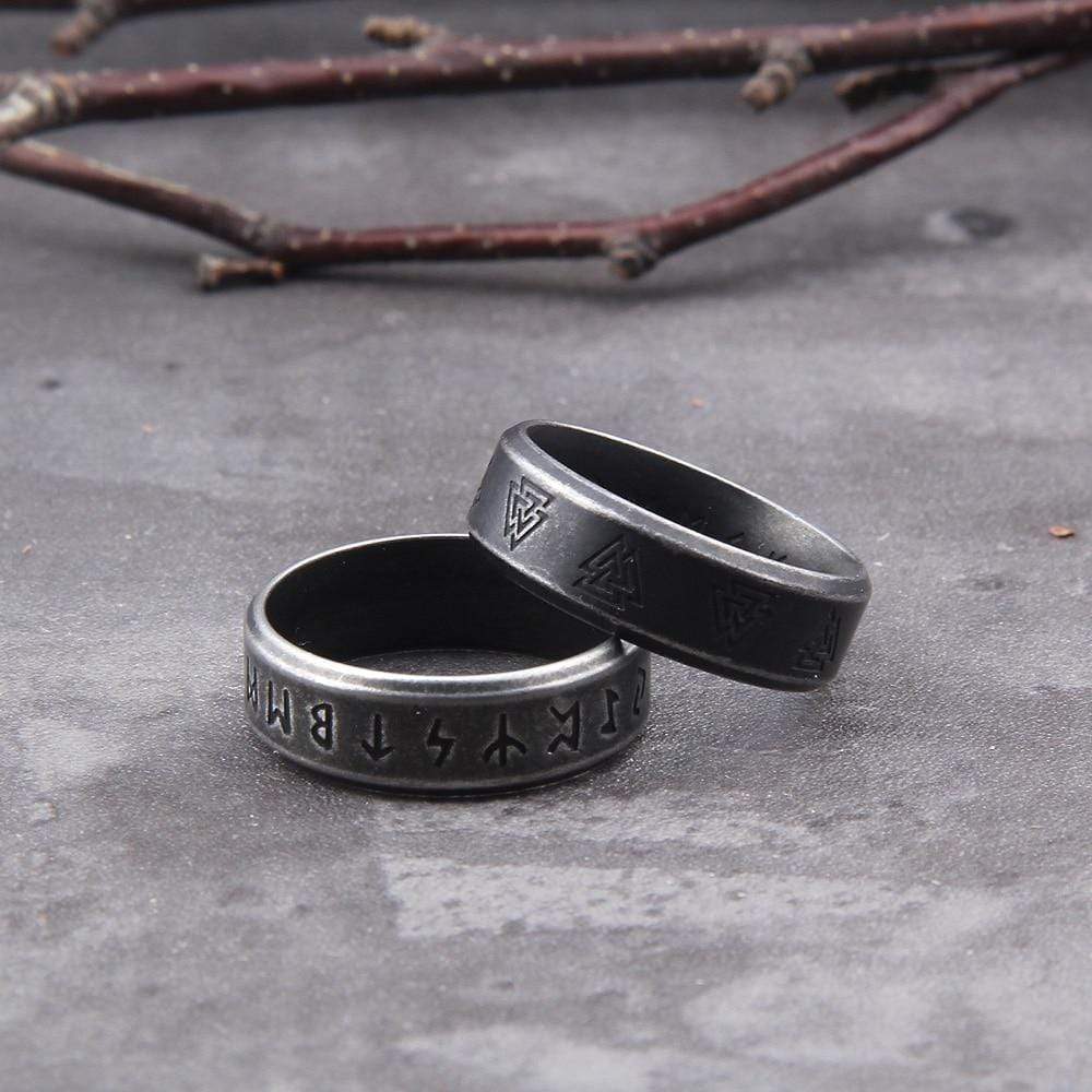 Rings Odin Norse Viking Amulet Rune RETRO Rings