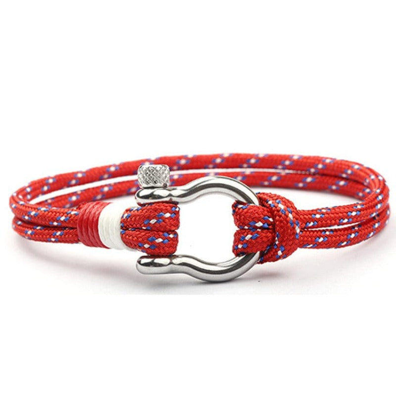 Rope Colorful Anchor Hook Rope Sailing Bracelet