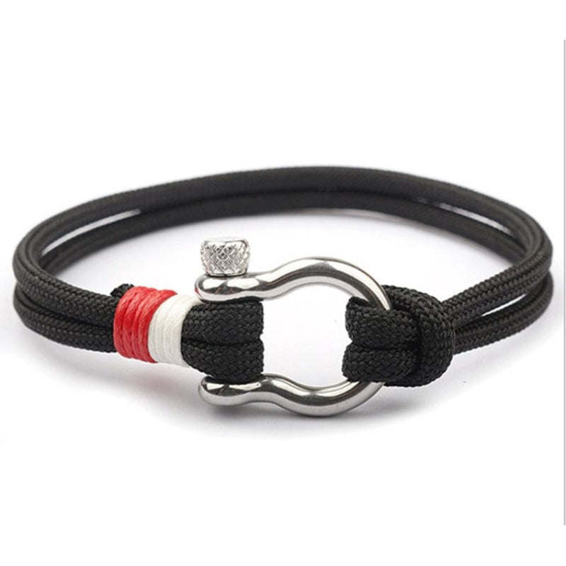 Rope Colorful Anchor Hook Rope Sailing Bracelet