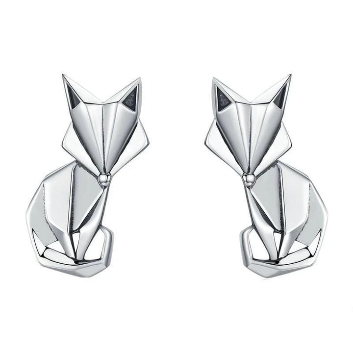 Stud Classic Fox Head Stud Earrings
