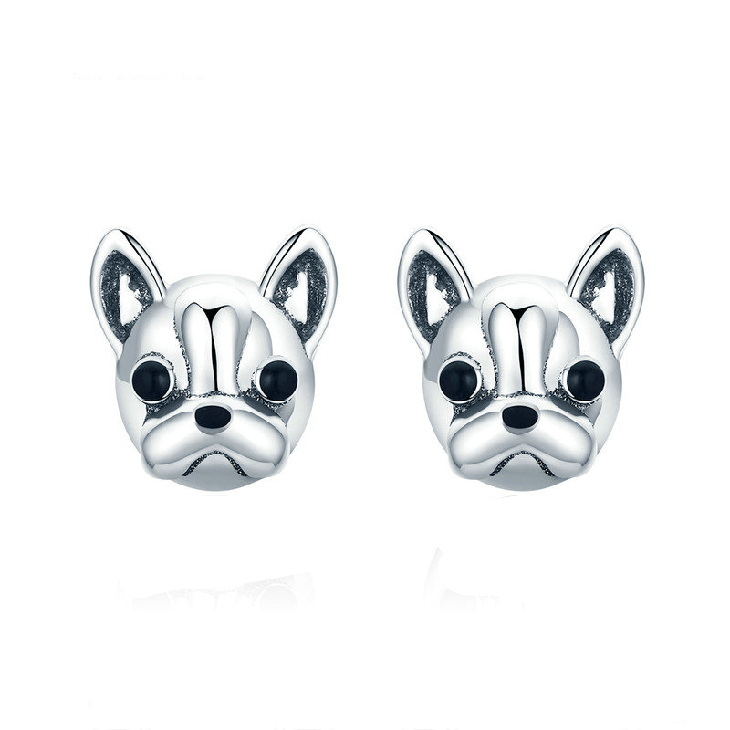 Stud Classic French Bulldog Stud Earrings