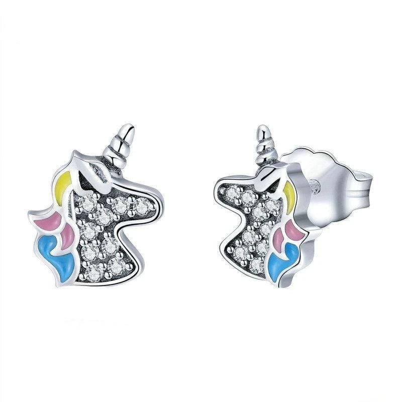 Stud Classic Studded Unicorn Stud Earrings