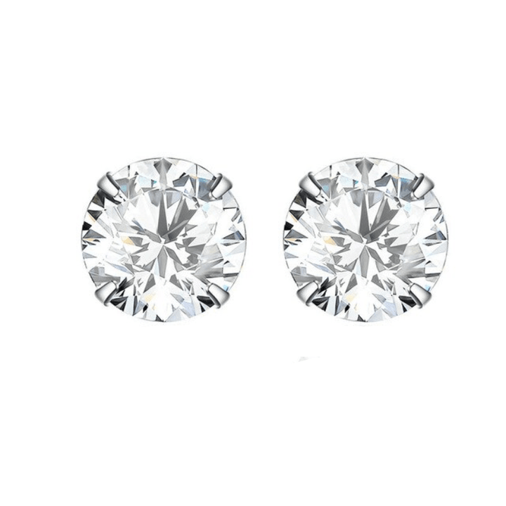 Stud Sparkling Zirconia Stud Earrings