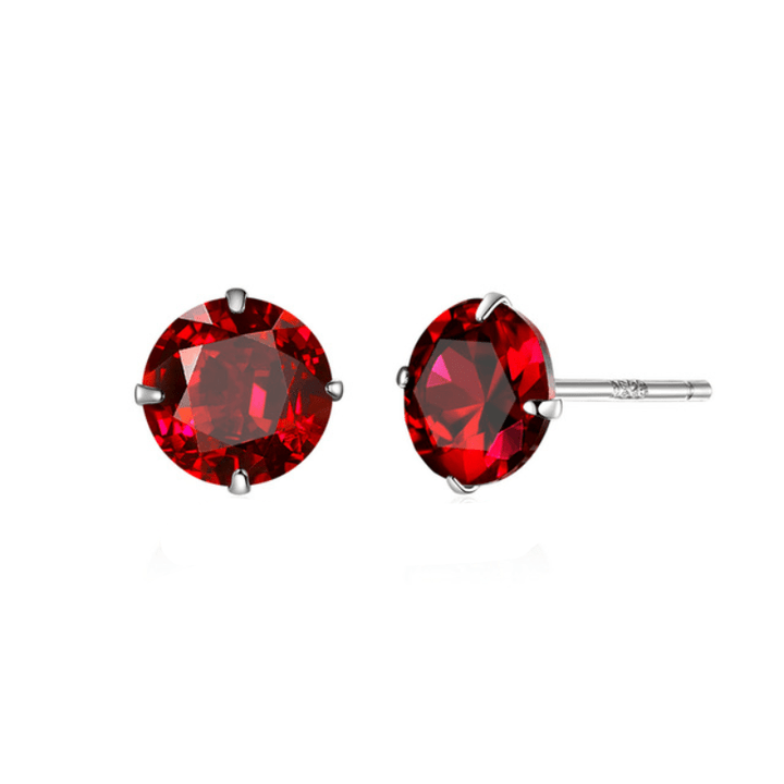 Stud Sparkling Zirconia Stud Earrings