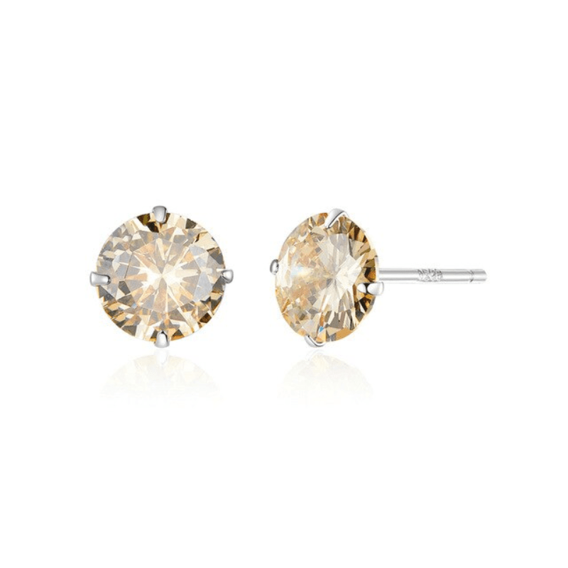 Stud Sparkling Zirconia Stud Earrings